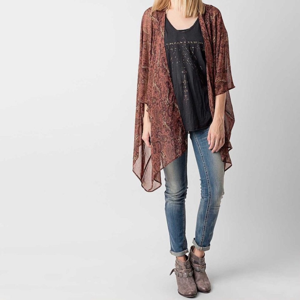 Knot Sisters Rusty Paisley Kimono XS/SBuckle